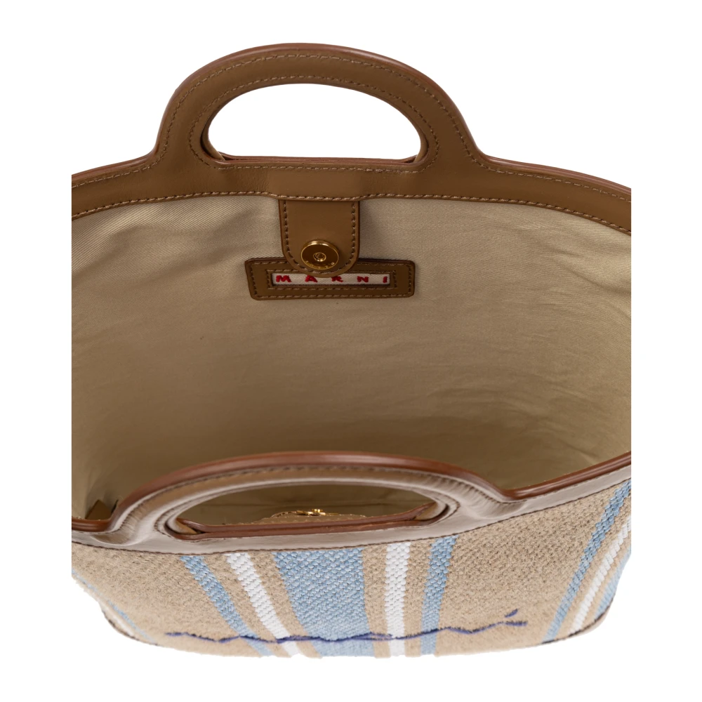 Marni shopper tas Beige Dames