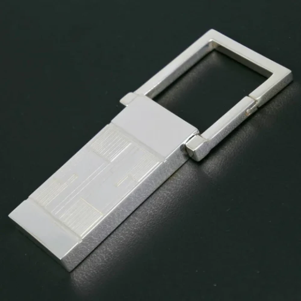 Gucci Vintage Pre-owned Stainless Steel key-holders Gray Dames