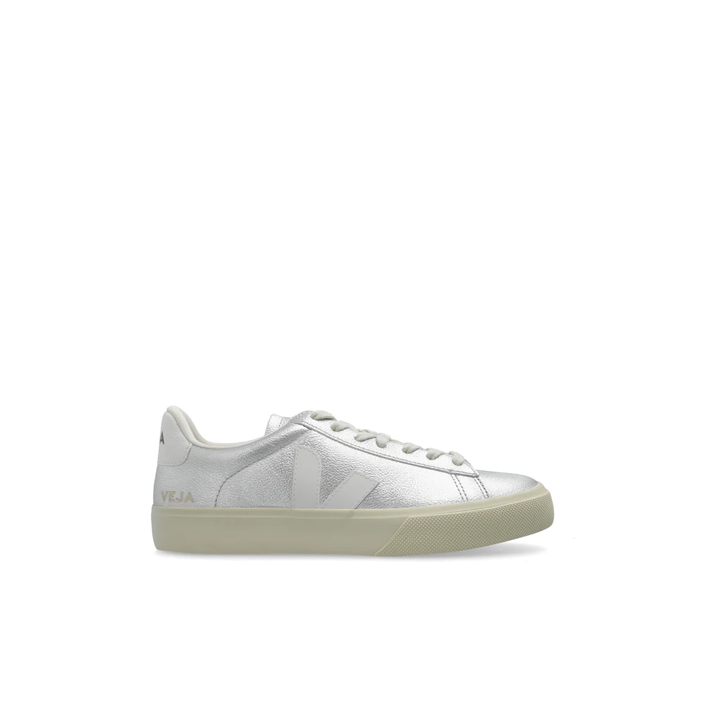 Veja Leren Sneakers Dames Schoenen Grijs