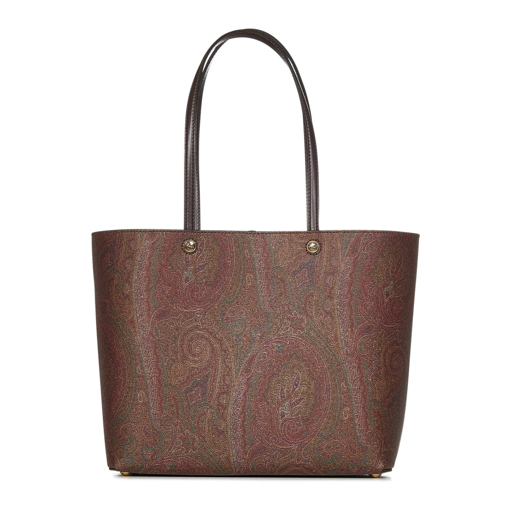 ETRO Bruine Paisley Jacquard Schoudertas Brown Dames