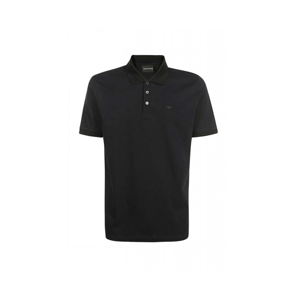 Emporio Armani Blå Polo Logo