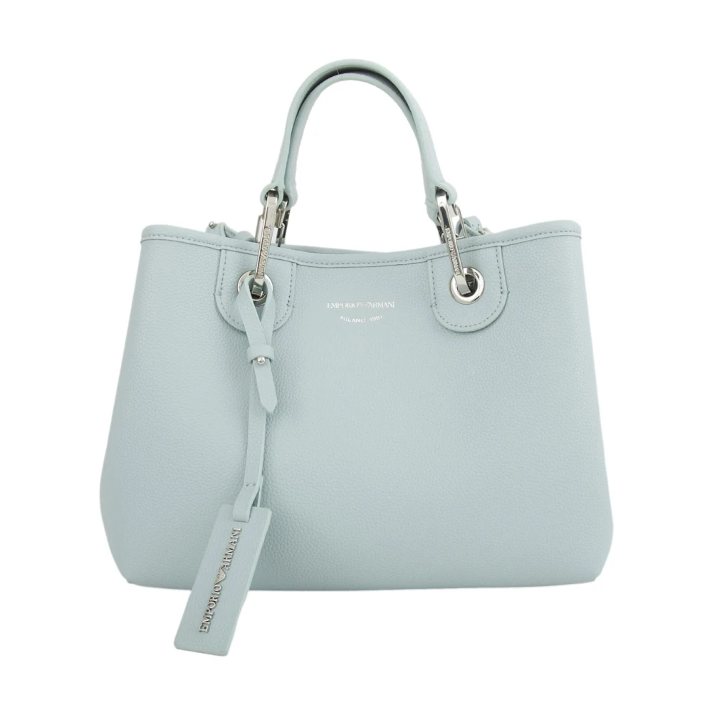 Emporio Armani Celeste Winkel Tas Blue Dames