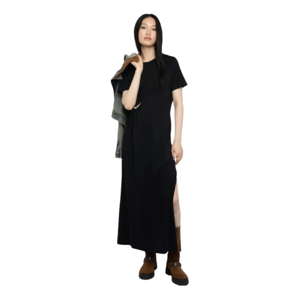 Zadig & Voltaire Women's Black Dress Raja - Maxi Dresses - S - Dresses