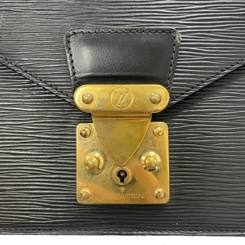 Louis Vuitton Vintage Pre-owned Leather clutches Black Dames