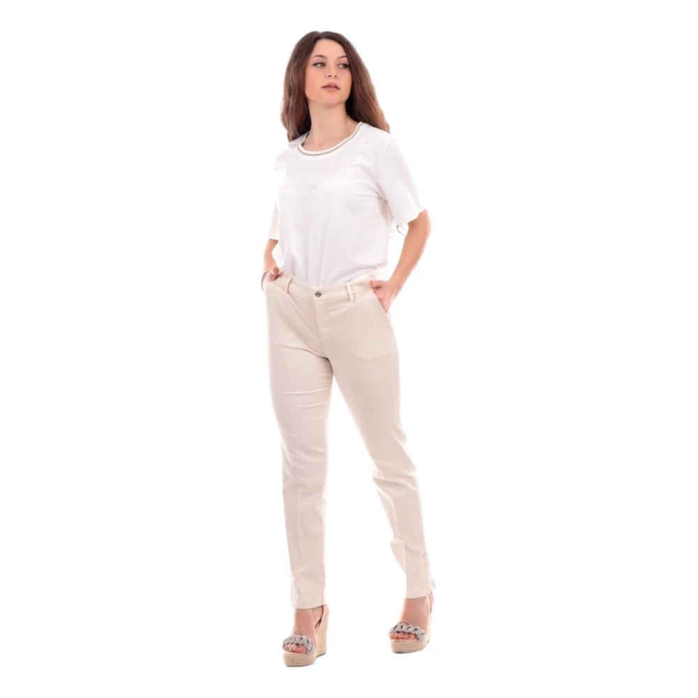 Liu Jo Korte Mouw T-shirt White Dames