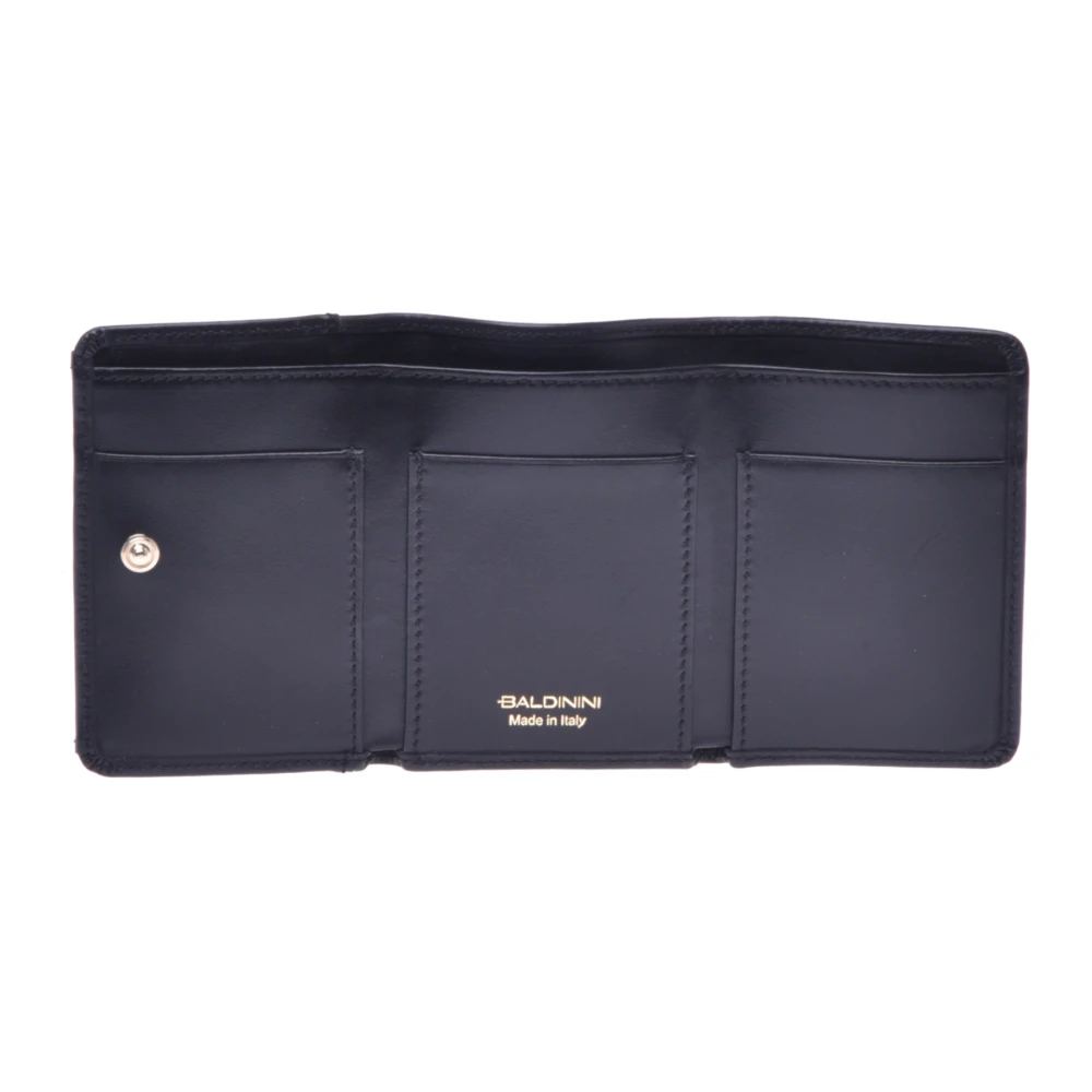 Baldinini Wallet in black leather Black Dames
