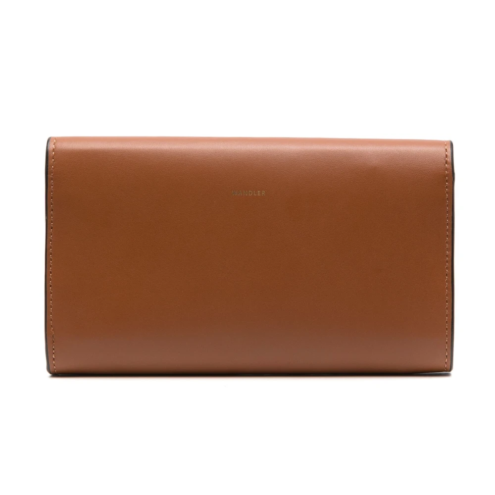 Wandler Klassieke Oscar Portemonnee in Tan Brown Dames