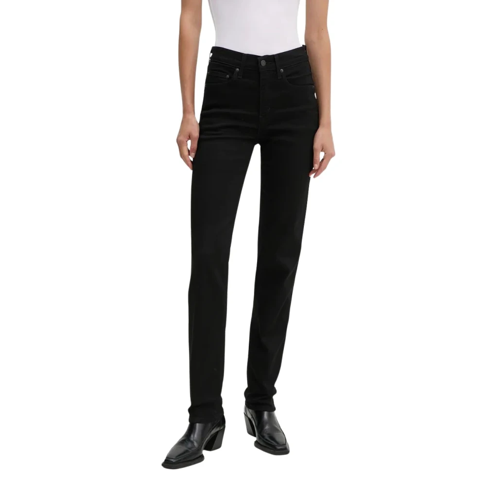 Levi's - 724 High Rise Straight - Jeans - Damen - Schwarzk - W27 L32 - Image 3