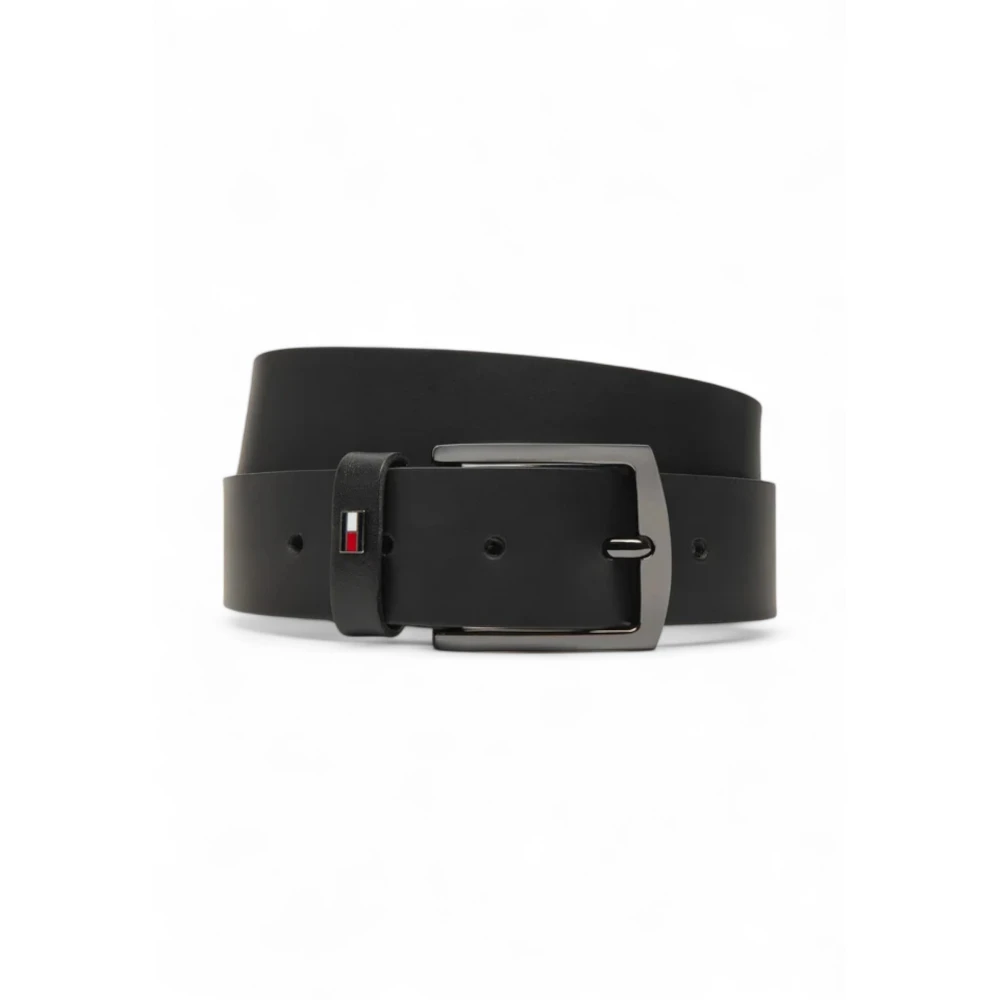 Tommy Hilfiger Herren Schwarz Ledergürtel