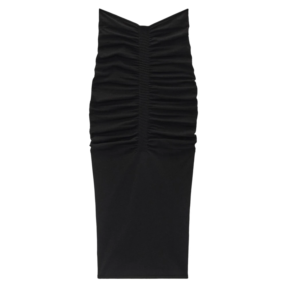 Alexander wang Gerimpelde Maxi Rok Black Dames