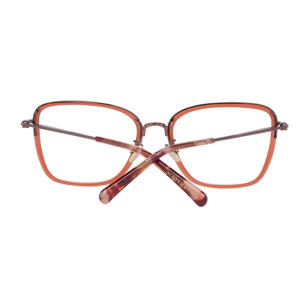 Scotch & Soda Rode Vierkante Optische Frames Red Dames