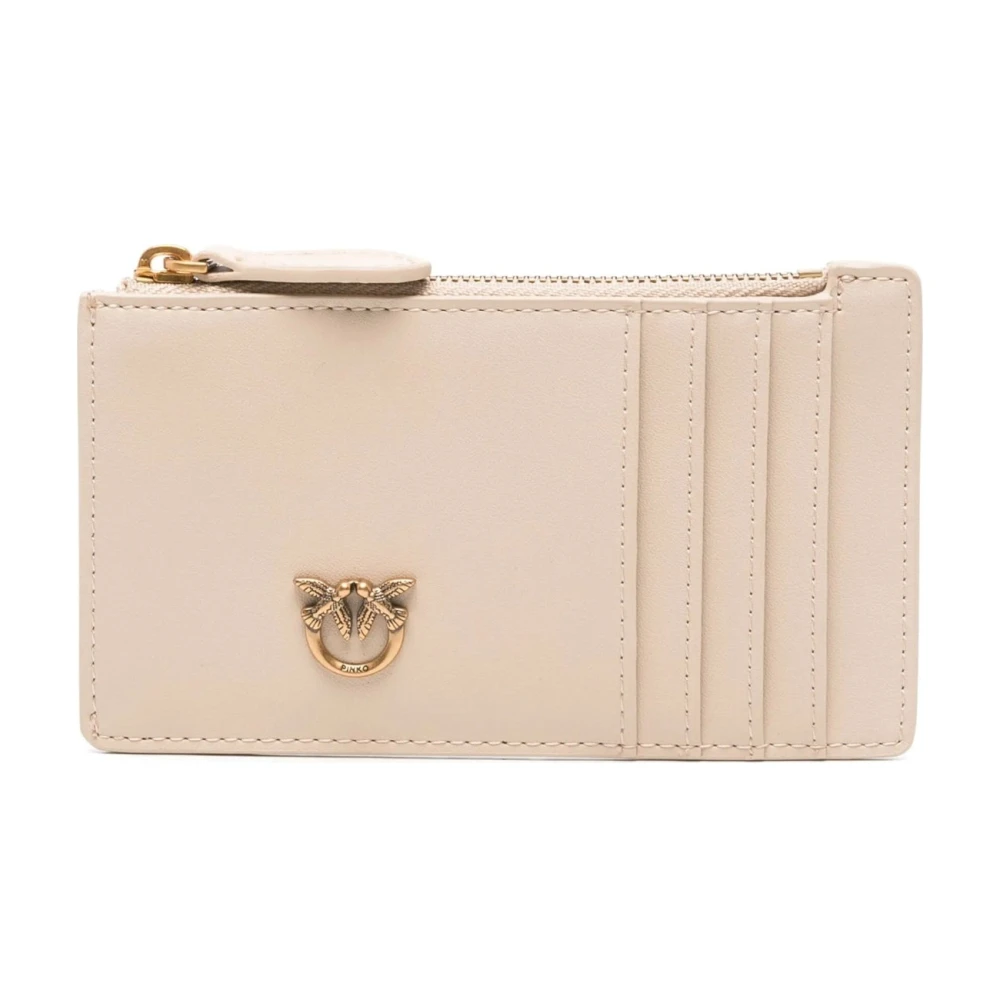 Pinko Women's Beige Wallets & Cardholders, One Size, Airone Cardholder