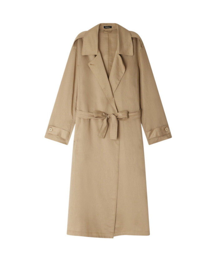 manteau-camel-leger-avec-ceinture