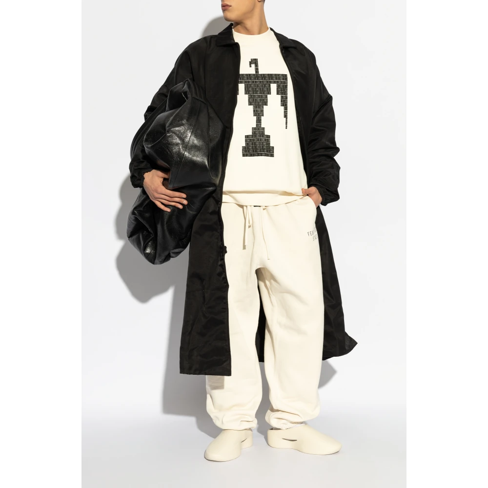 Fear Of God Gedrukte sweatshirt Beige Heren