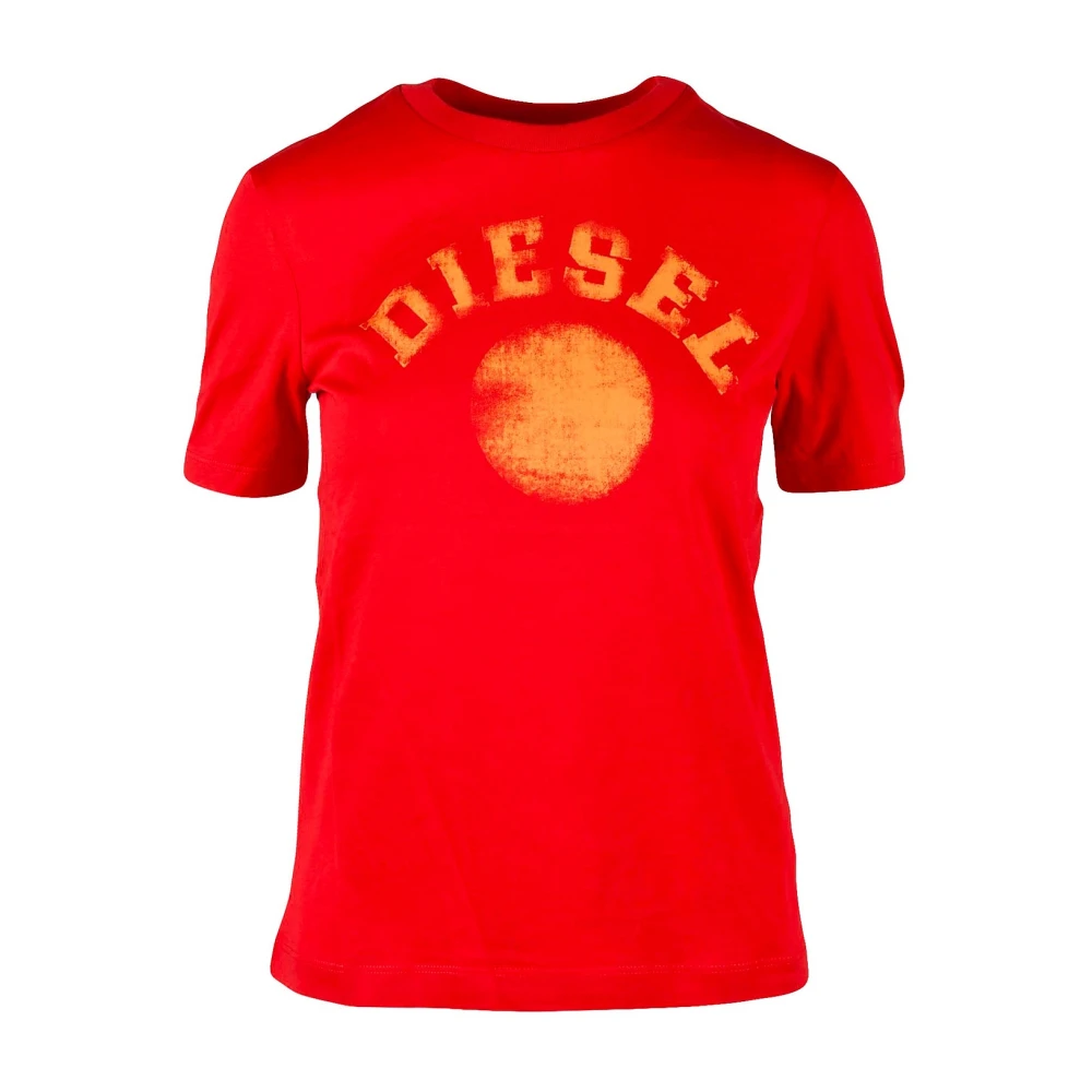 Diesel T-Shirts Red Dames