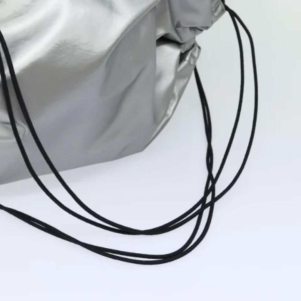 Balenciaga Vintage Pre-owned Nylon backpacks Gray Dames