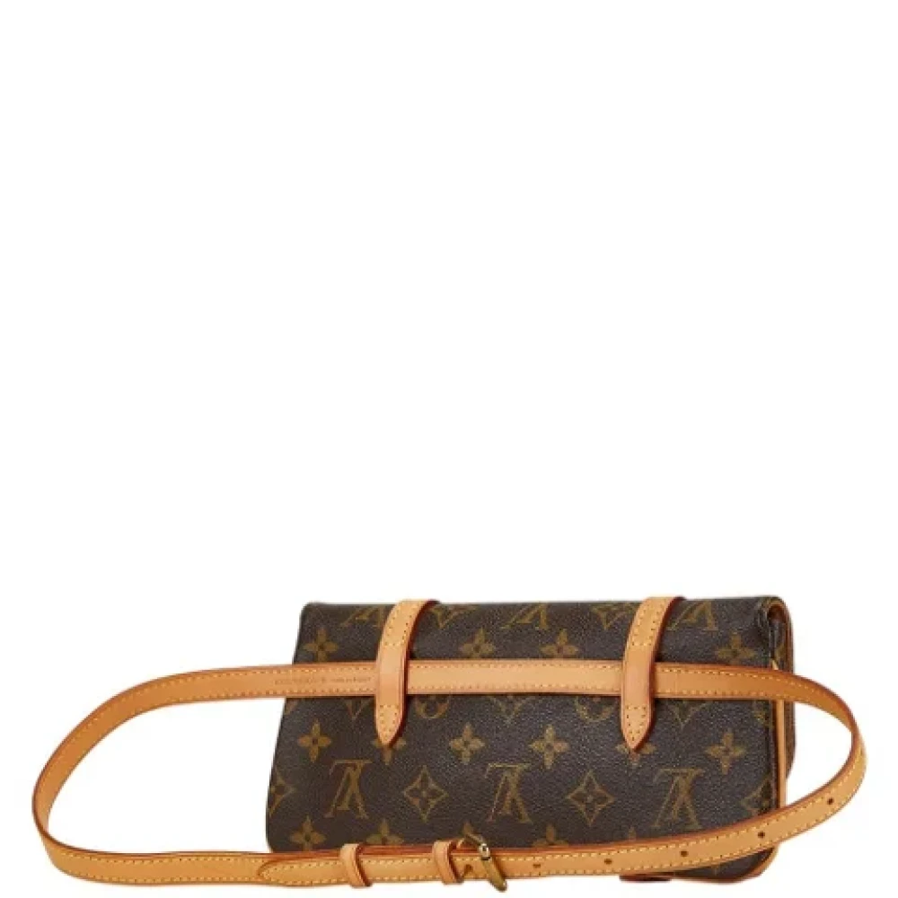 Louis Vuitton Vintage Pre-owned Leather crossbody-bags Brown Dames