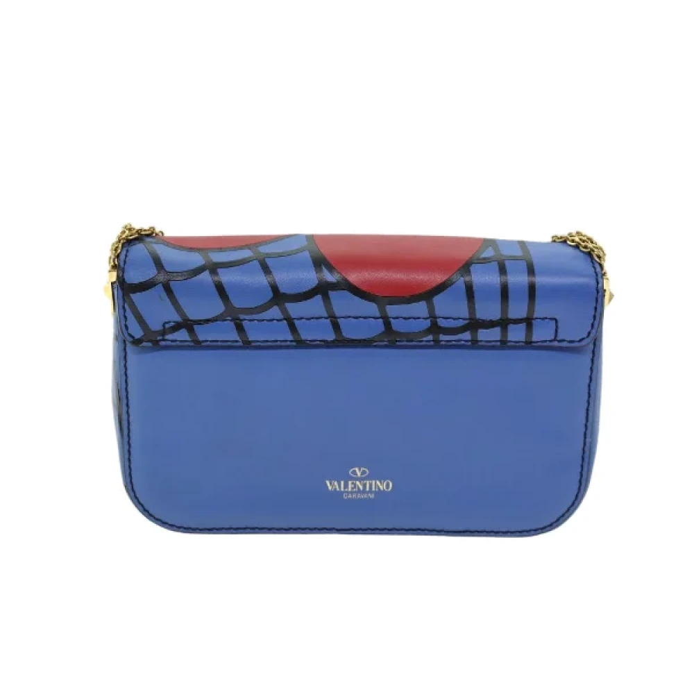 Valentino Vintage Pre-owned Leather handbags Blue Dames