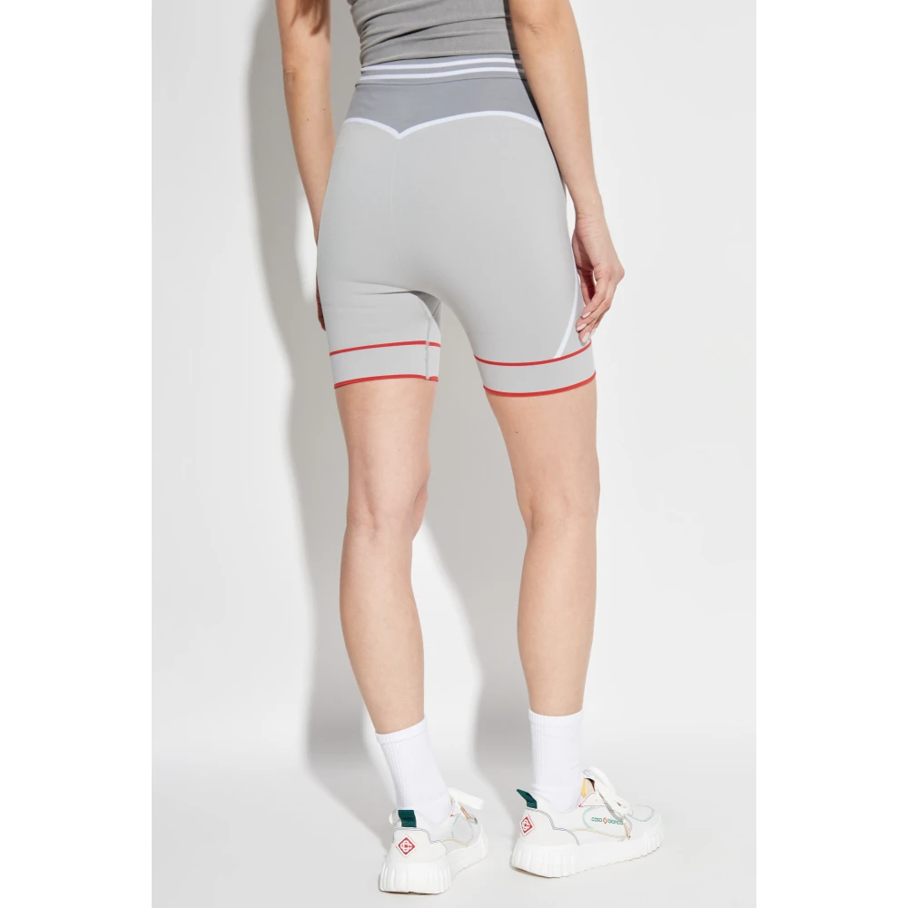 Casablanca Korte legging met logopatch Gray Dames