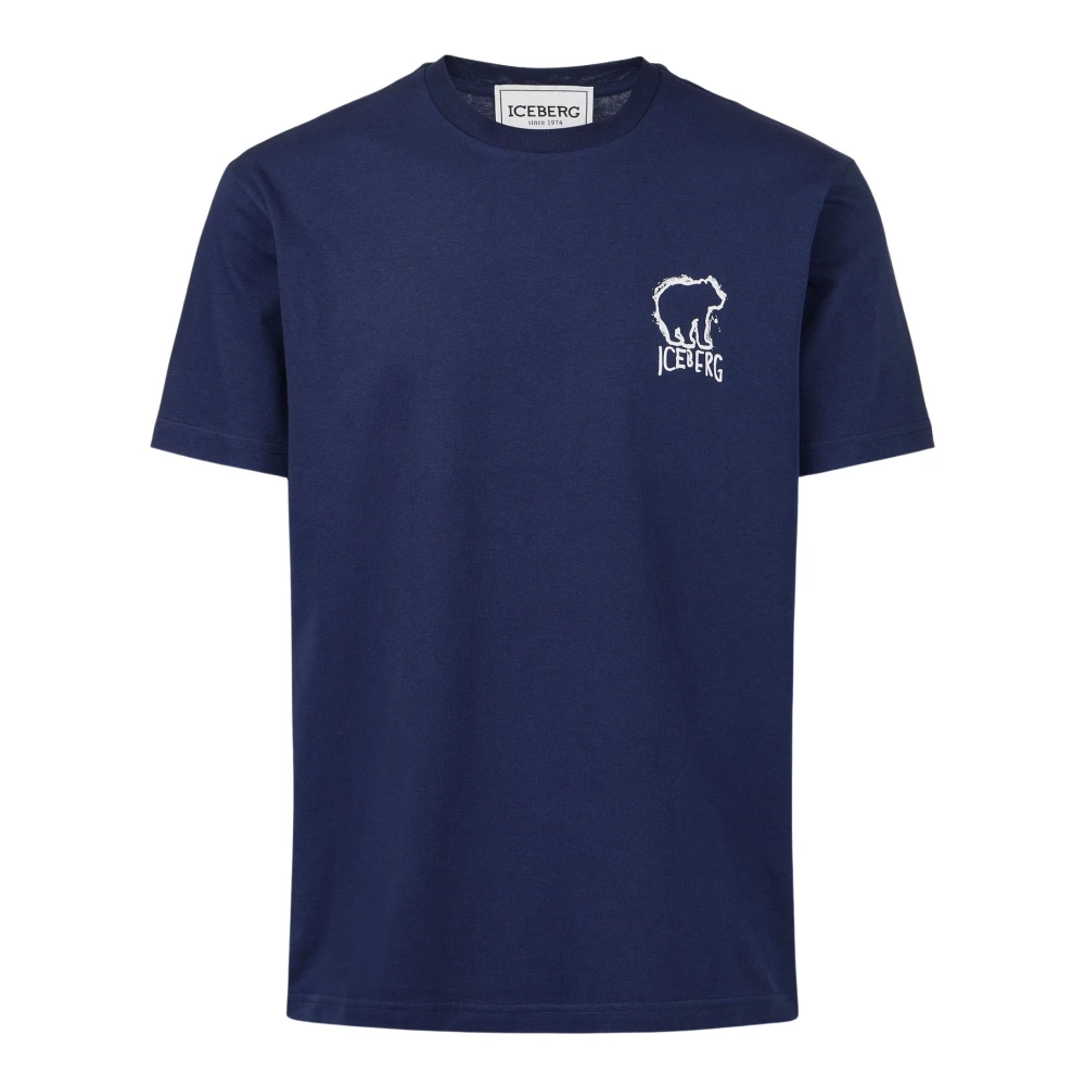 Iceberg - Tops > T-Shirts - Blue - Iceberg - Modalova