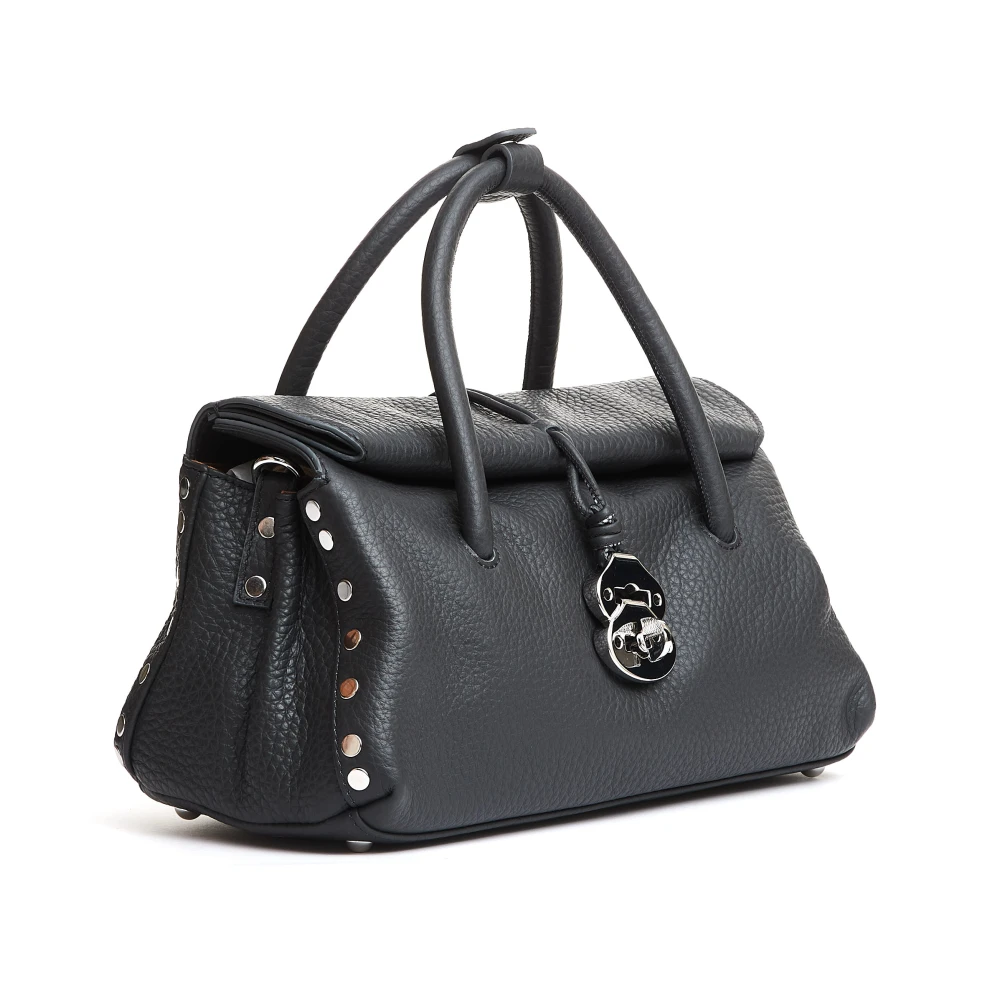Zanellato Grijze Handtas met Interne Schouderband Gray Dames