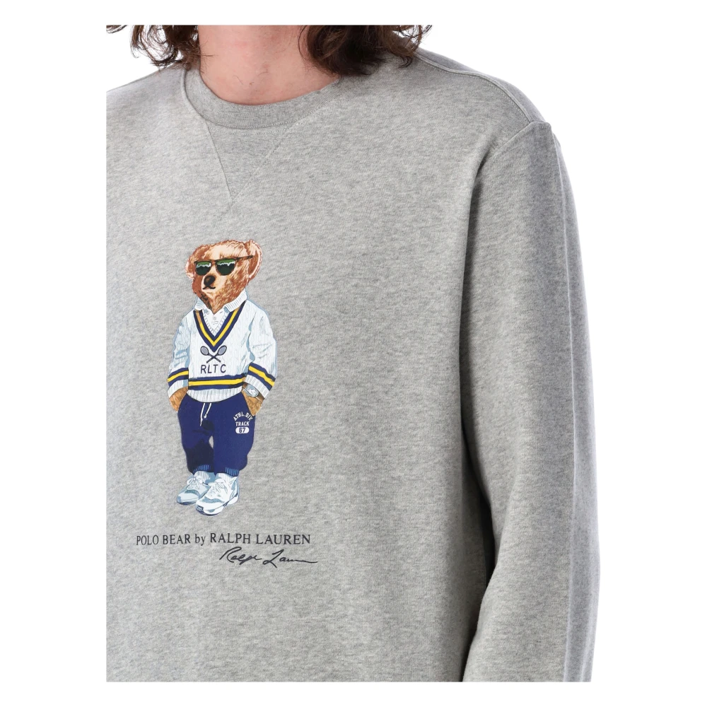 Ralph Lauren Polo Bear Sweatshirt Gray Heren