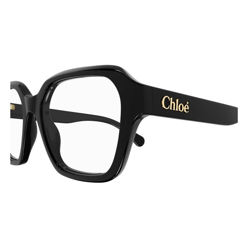 Chloé Mode Bril Zwarte Frame Black Dames