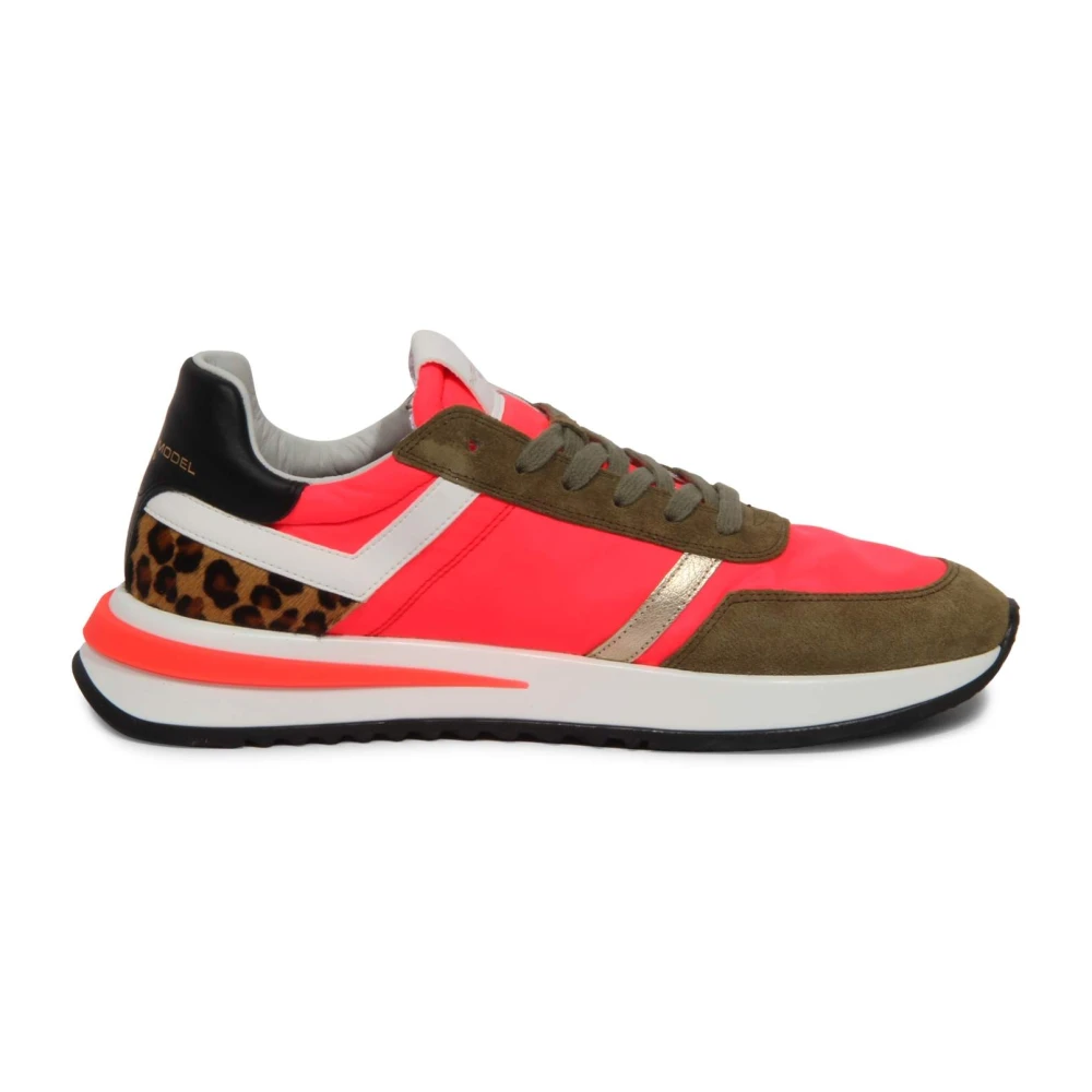 Philippe Model Tropez 2.1 Pop_Fucsia Militaire Schoenen Dames Schoenen Veelkleurig Multicolor
