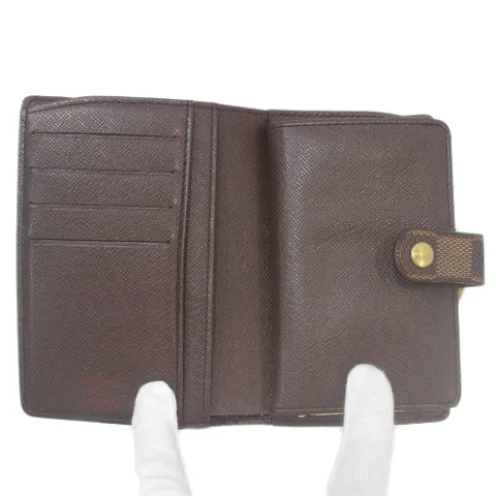 Louis Vuitton Vintage Pre-owned Canvas wallets Brown Dames