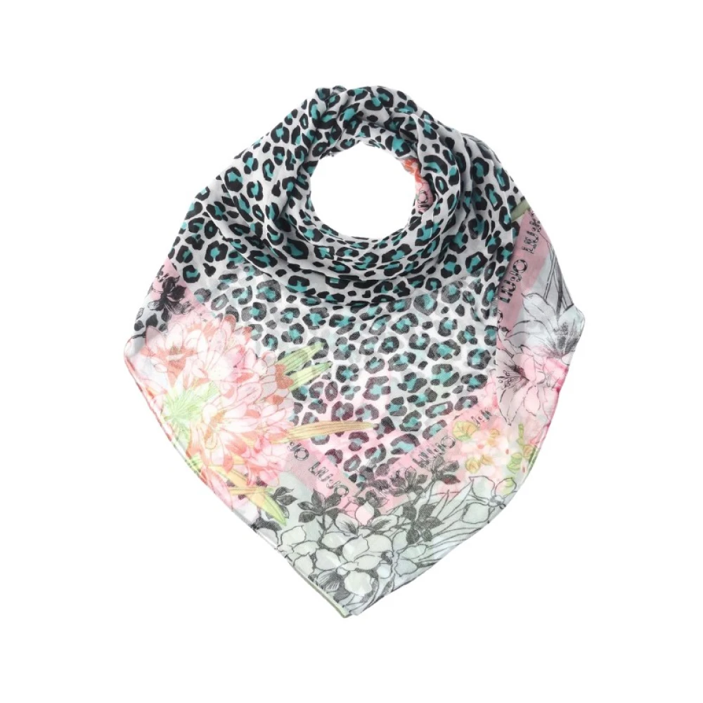 Liu Jo Zijden Sjaal Elegant Mode Accessoire Multicolor Dames