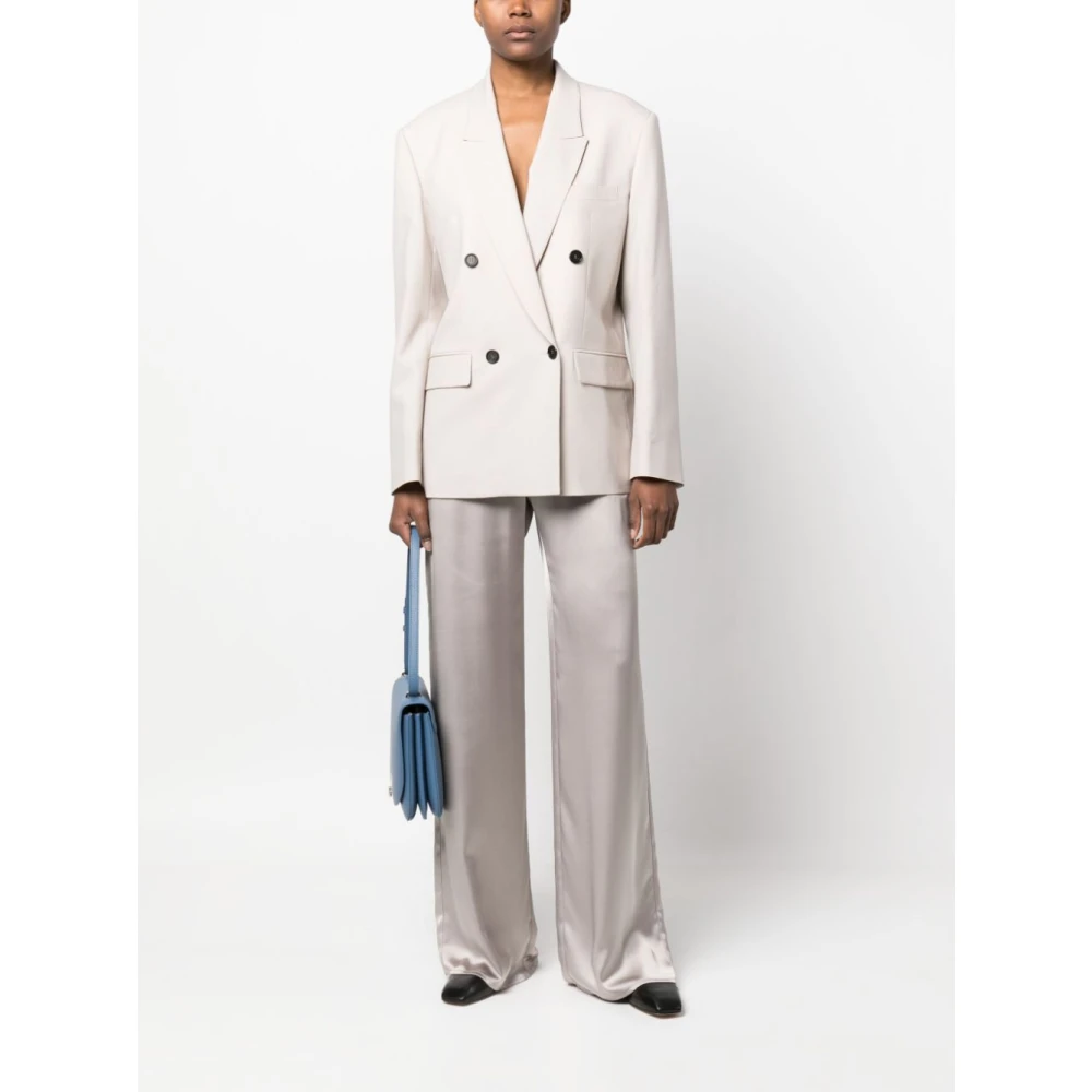 Herno Rechte Trekkoordbroek Gray Dames