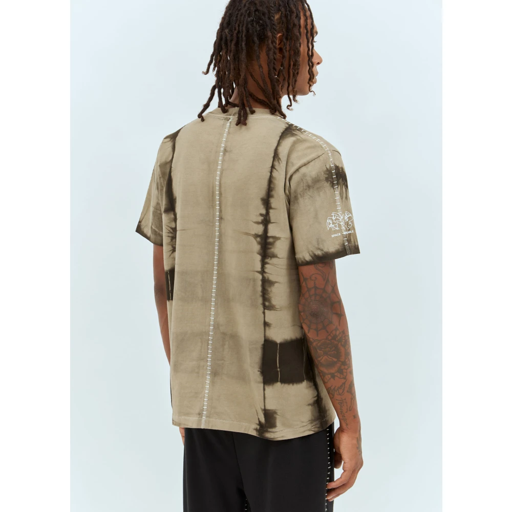 Space Available Radical Plastic T-shirt Katoenen Jersey Beige Heren