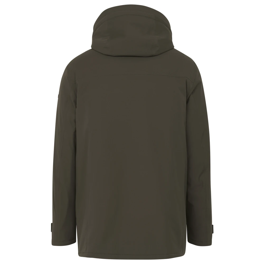 Bugatti Sportieve Parka met Afneembare Capuchon Green Heren