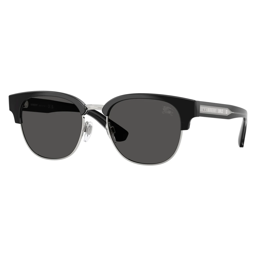 Burberry Men's Black Round Sunglasses, Sunglasses, 52 Mm, Accessories