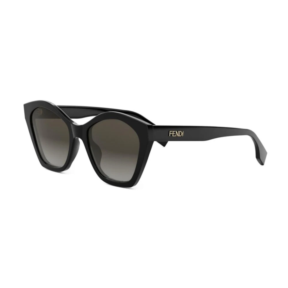 Fendi Unisex Black Lettering Sunglasses