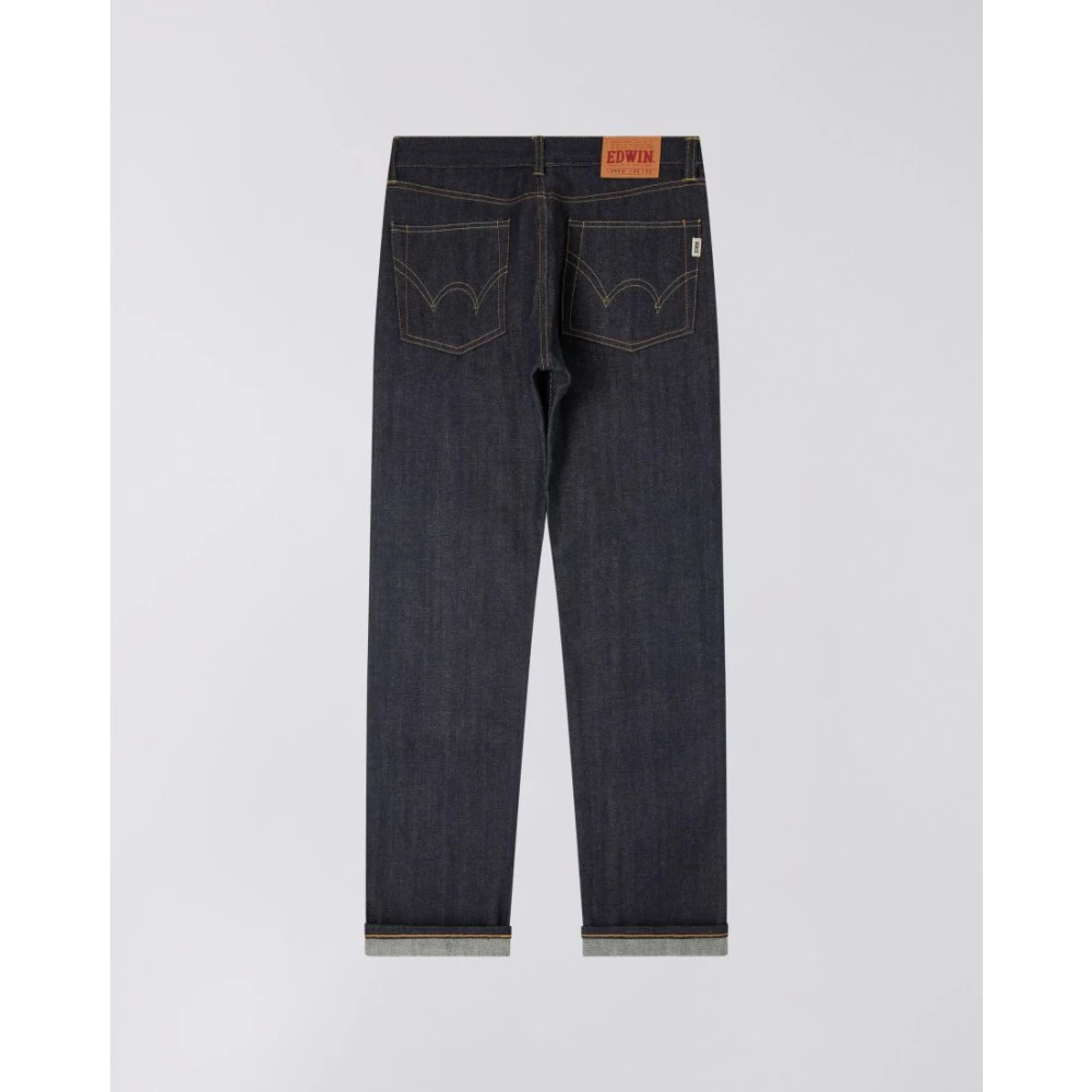Edwin Straight Jeans Blue Heren