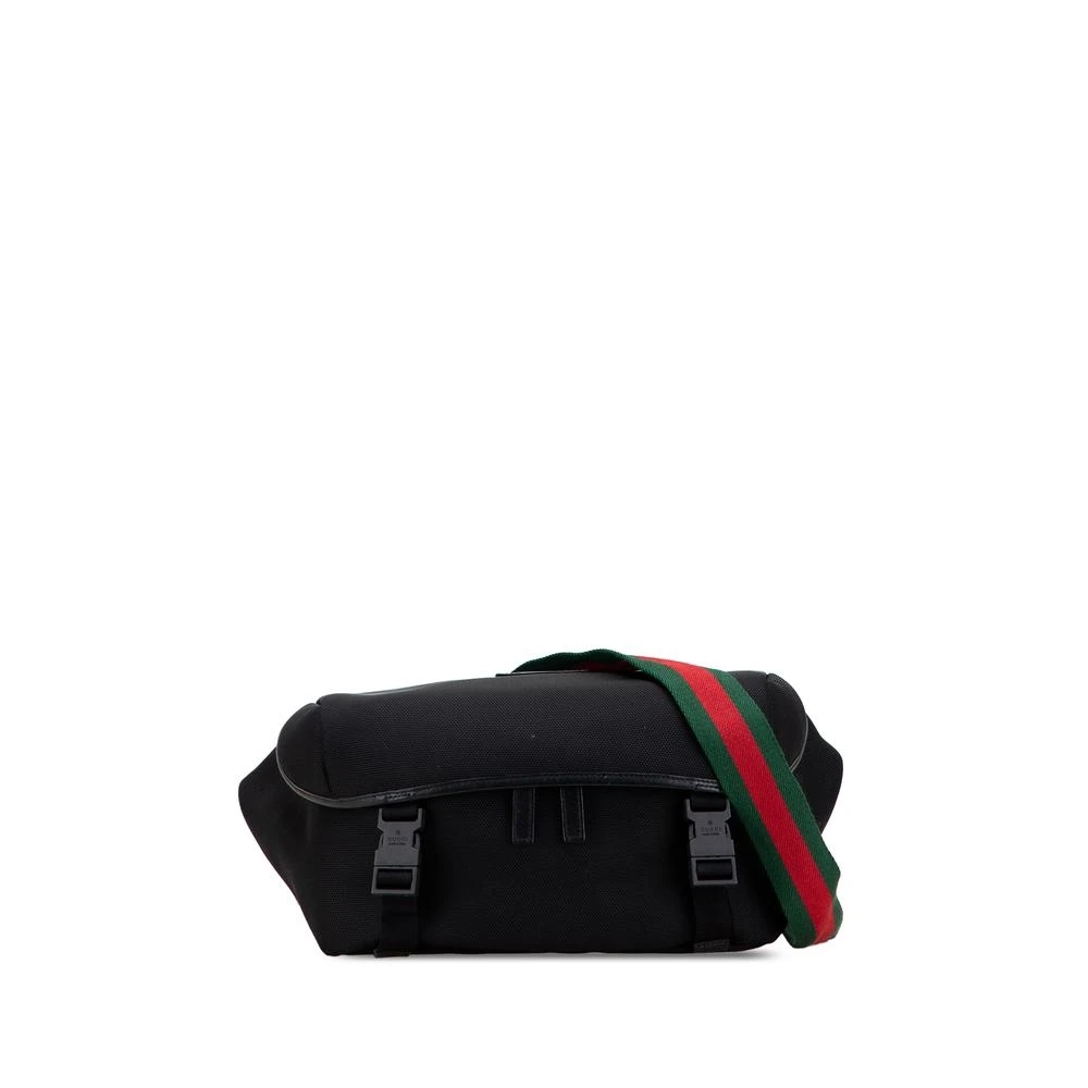 Gucci Vintage Women's Black Pre-Owned Belt Bag