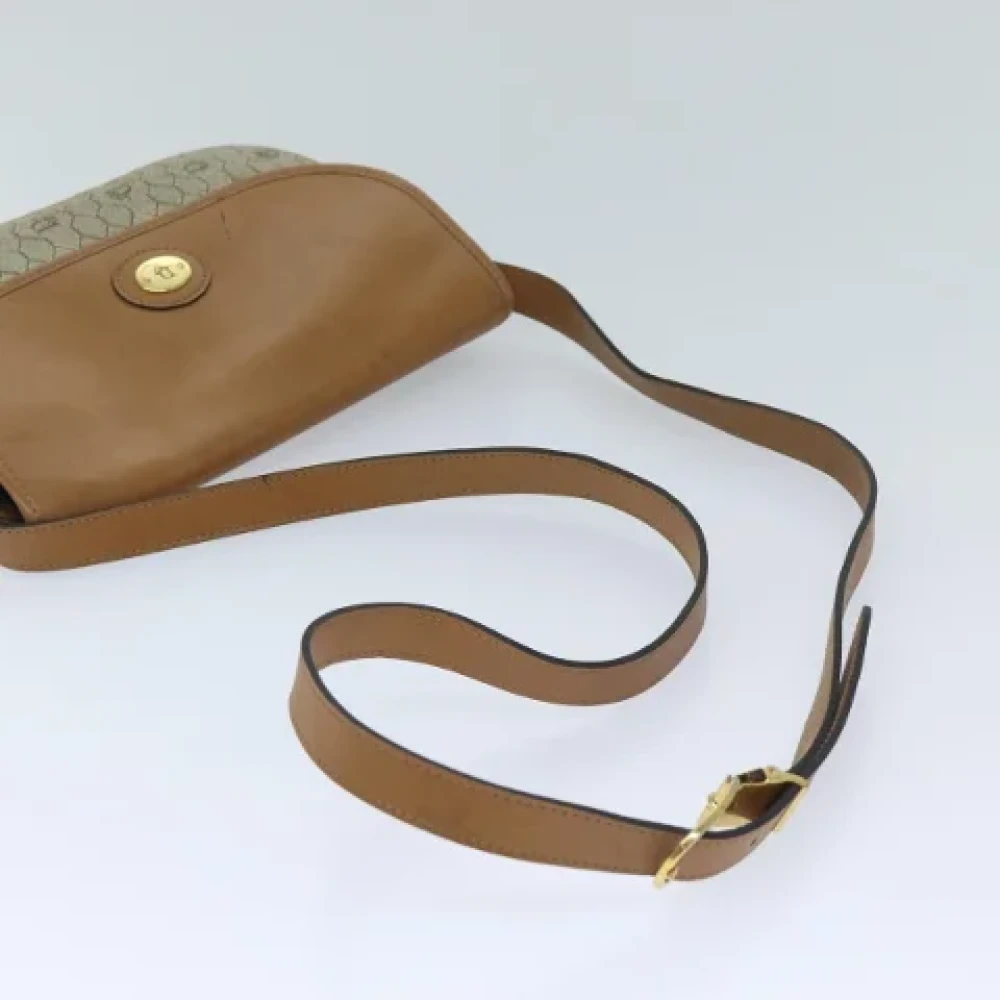 Dior Vintage Pre-owned Leather dior-bags Beige Dames