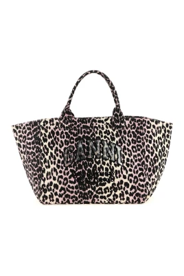 Leopard Sequin XXL Tote