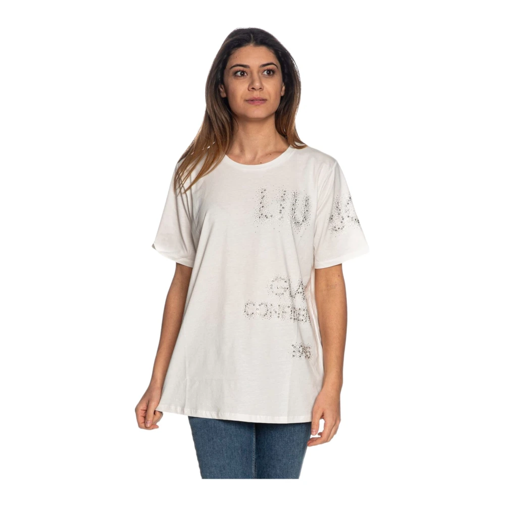 Liu Jo Korte Mouw T-shirt White Dames