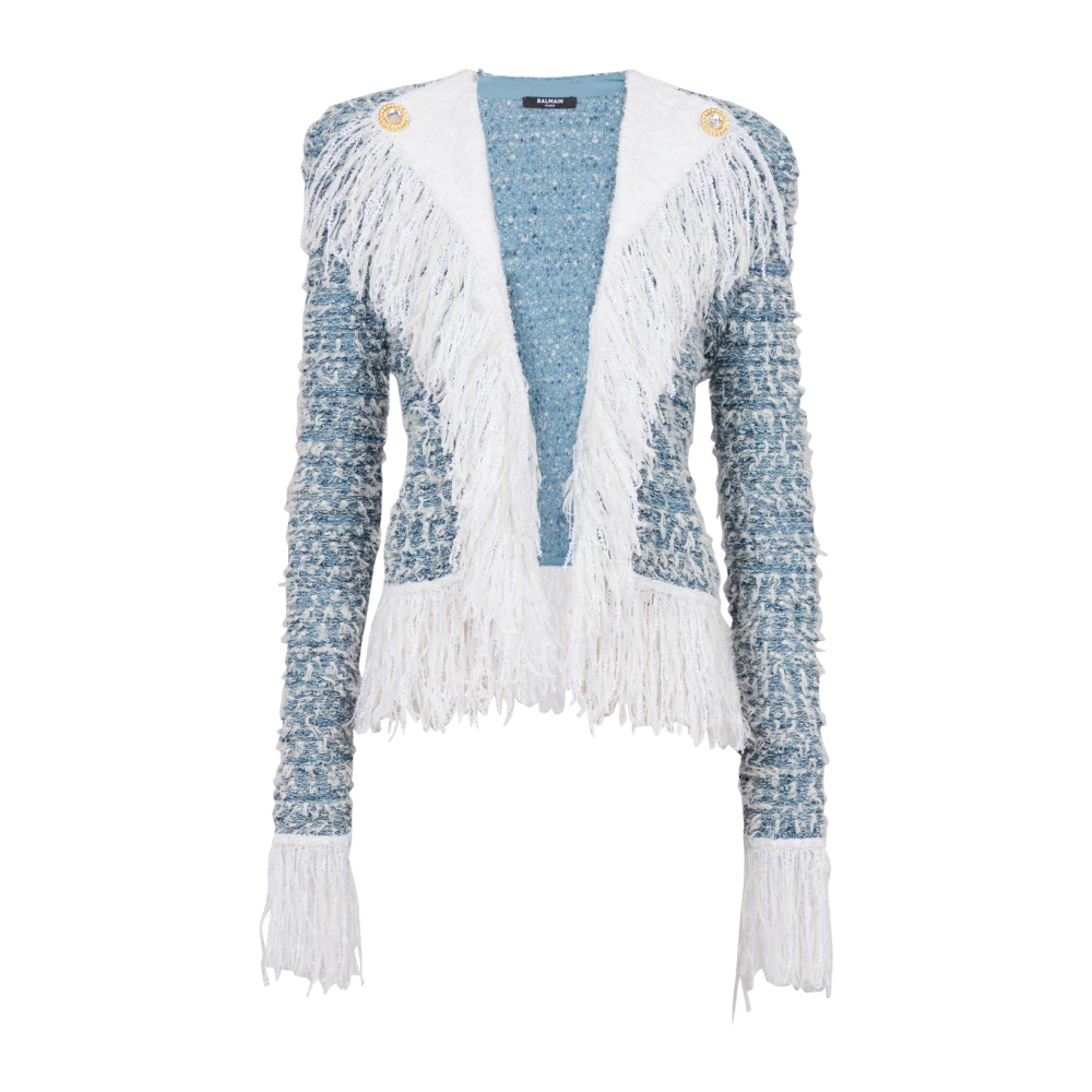 Jackets > Tweed Jackets - - Balmain - Modalova