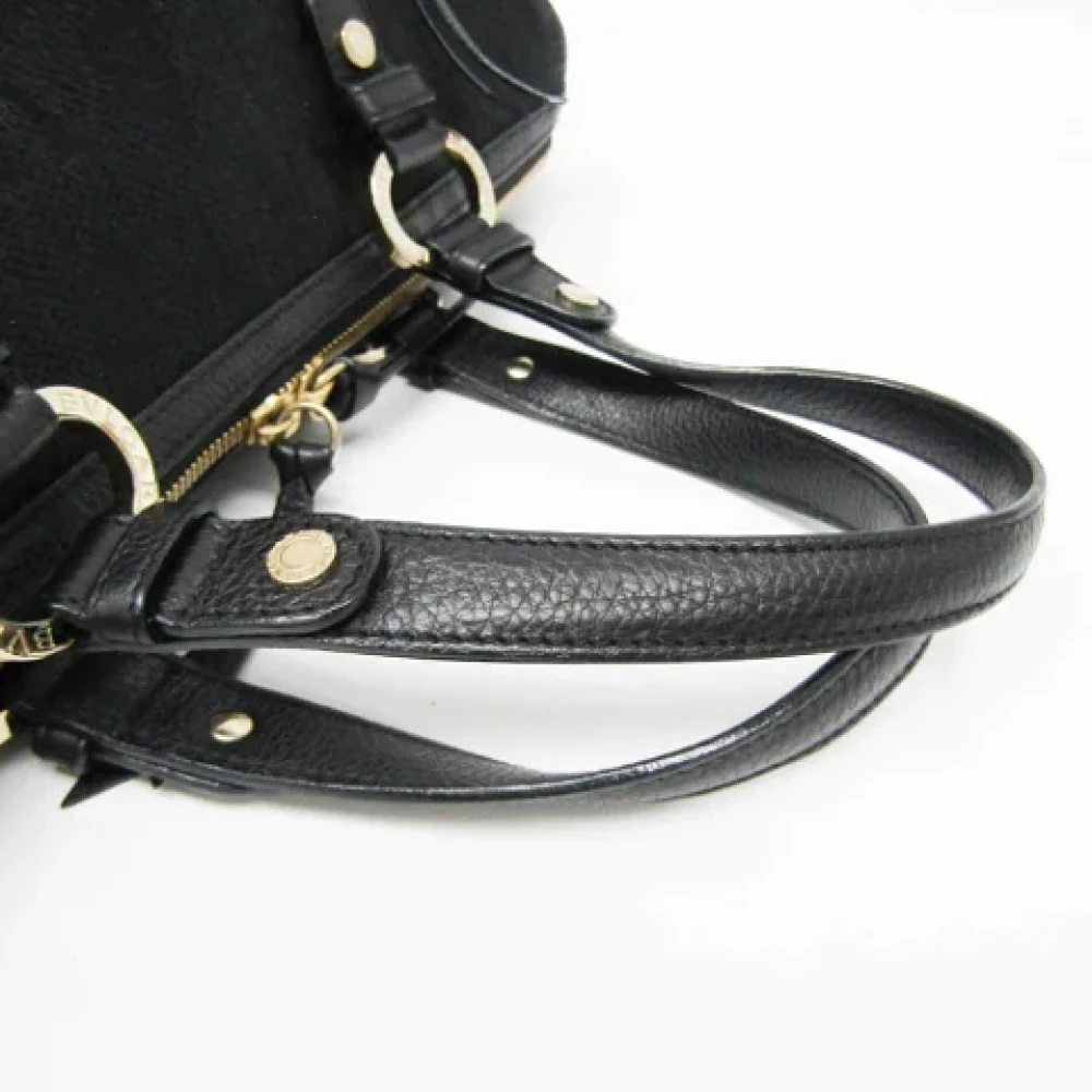 Bvlgari Vintage Pre-owned Canvas travel-bags Black Dames