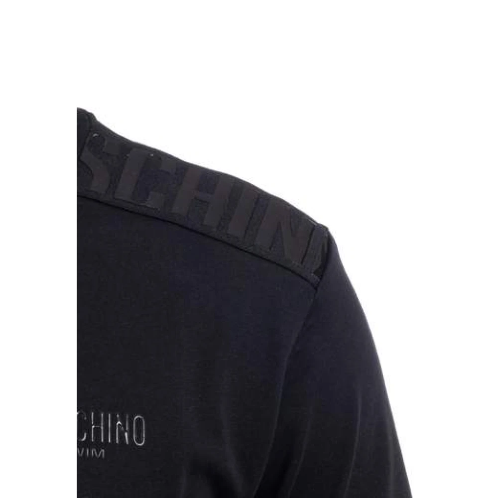 Moschino Zwart Katoen Regular Fit T-Shirt Black Heren
