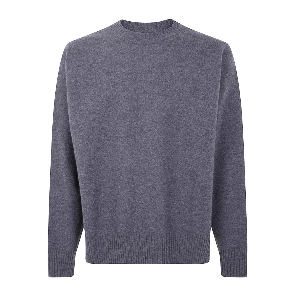 Jil Sander Homme Gris Pulls, Taille: L Pull Ras Du Cou