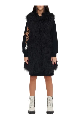 Lång Faux Fur Vest