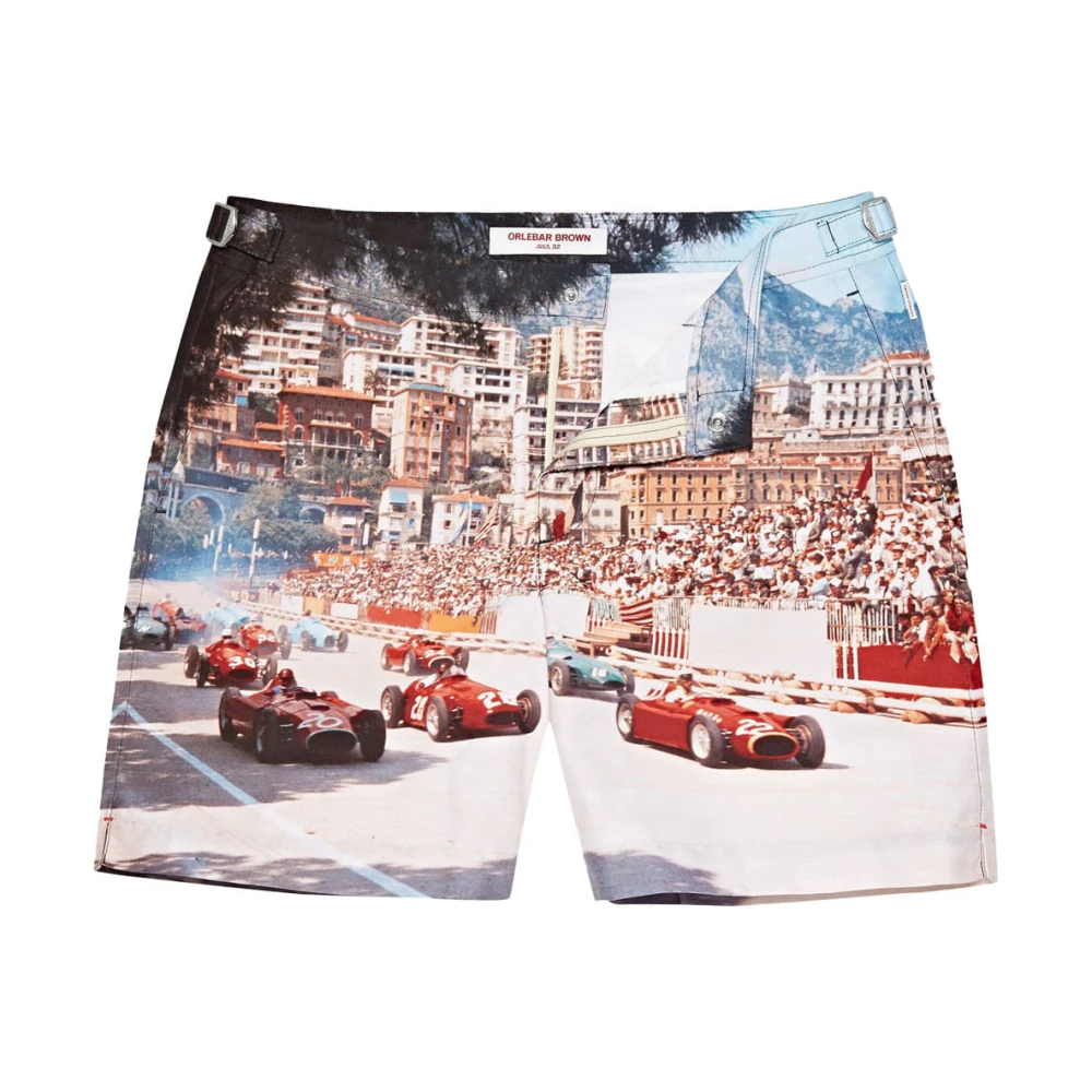 Orlebar Brown Multicolor Casual Shorts, Male, W31, Retro Swim Trunks