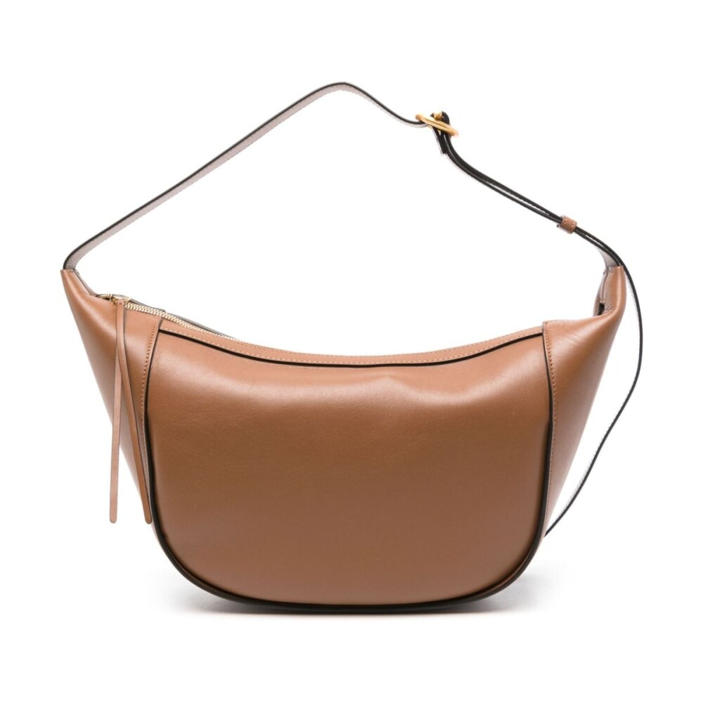 Brown Calf Leather Shoulder Bag Wandler Shoulder Bags Miinto