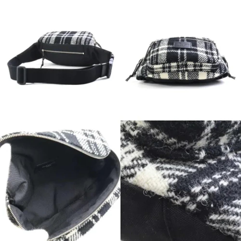 Yves Saint Laurent Vintage Pre-owned Fabric shoulder-bags Black Dames