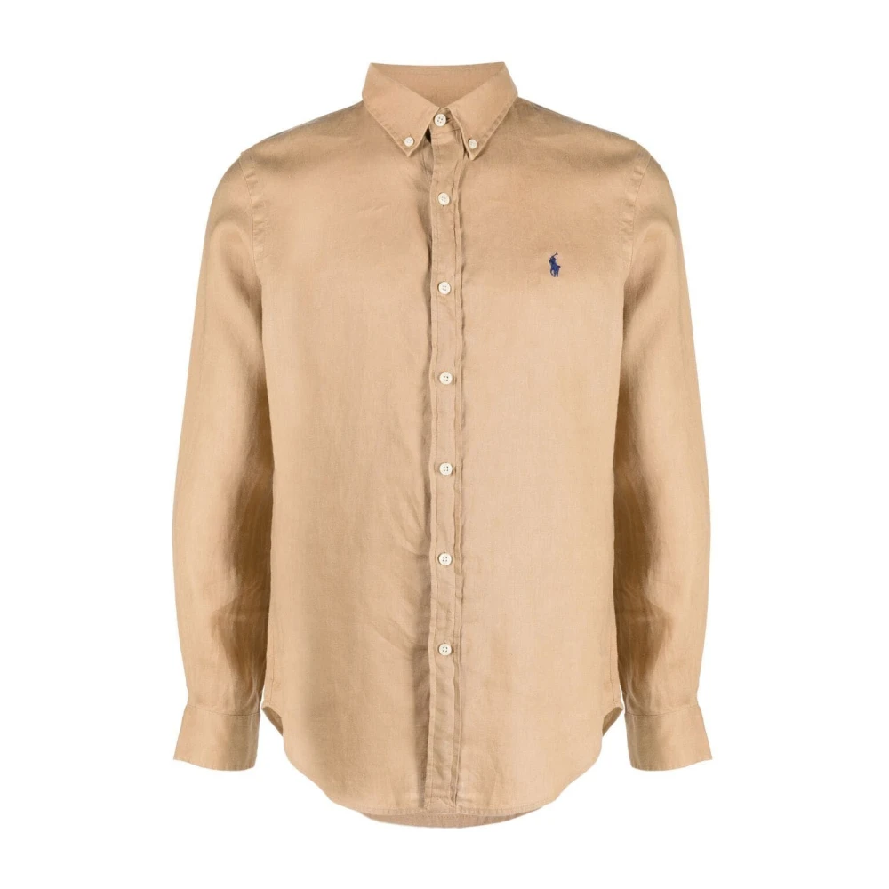Ralph Lauren Vintage Khaki Overhemd Beige Heren