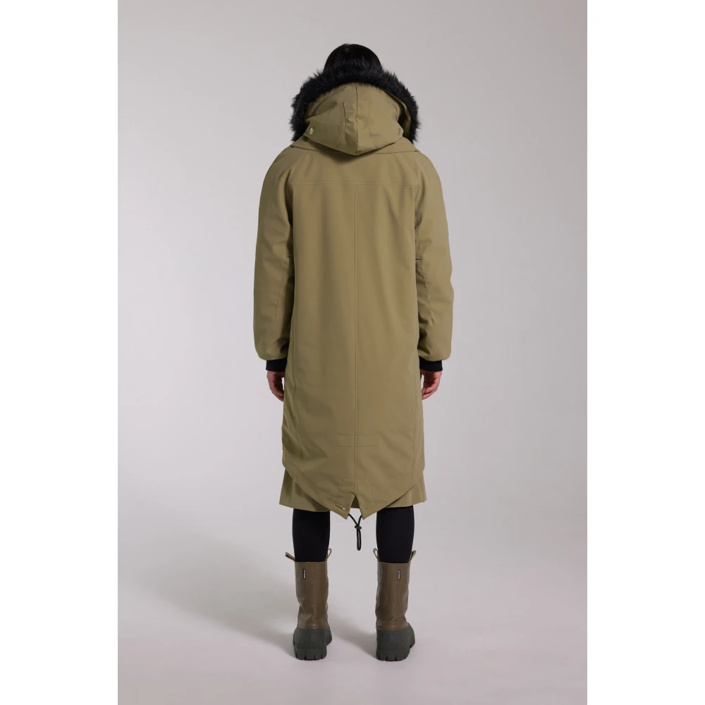 Stutterheim Waterdichte Matte Fishtail Parka Green Heren